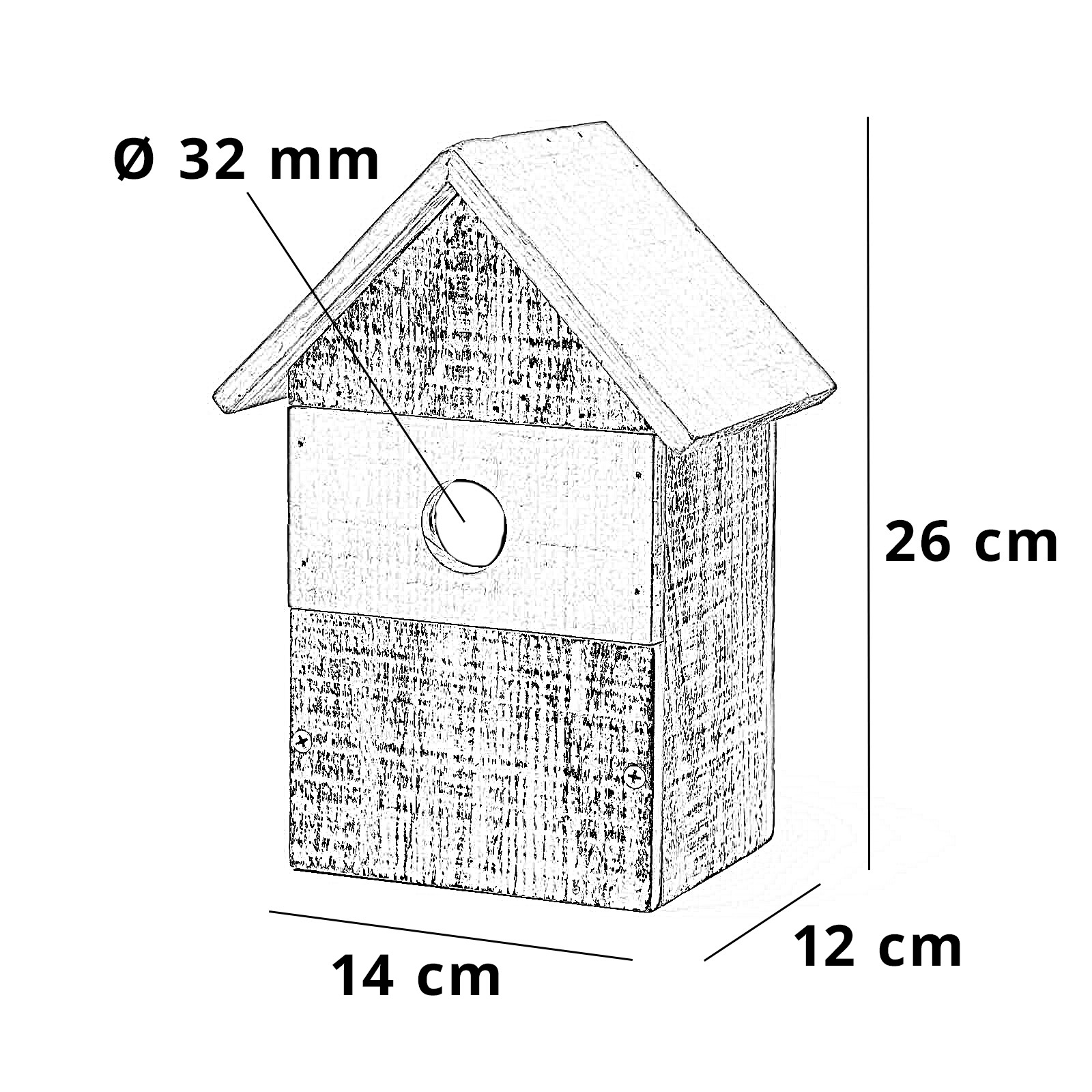 Nistkasten 3er-Set 