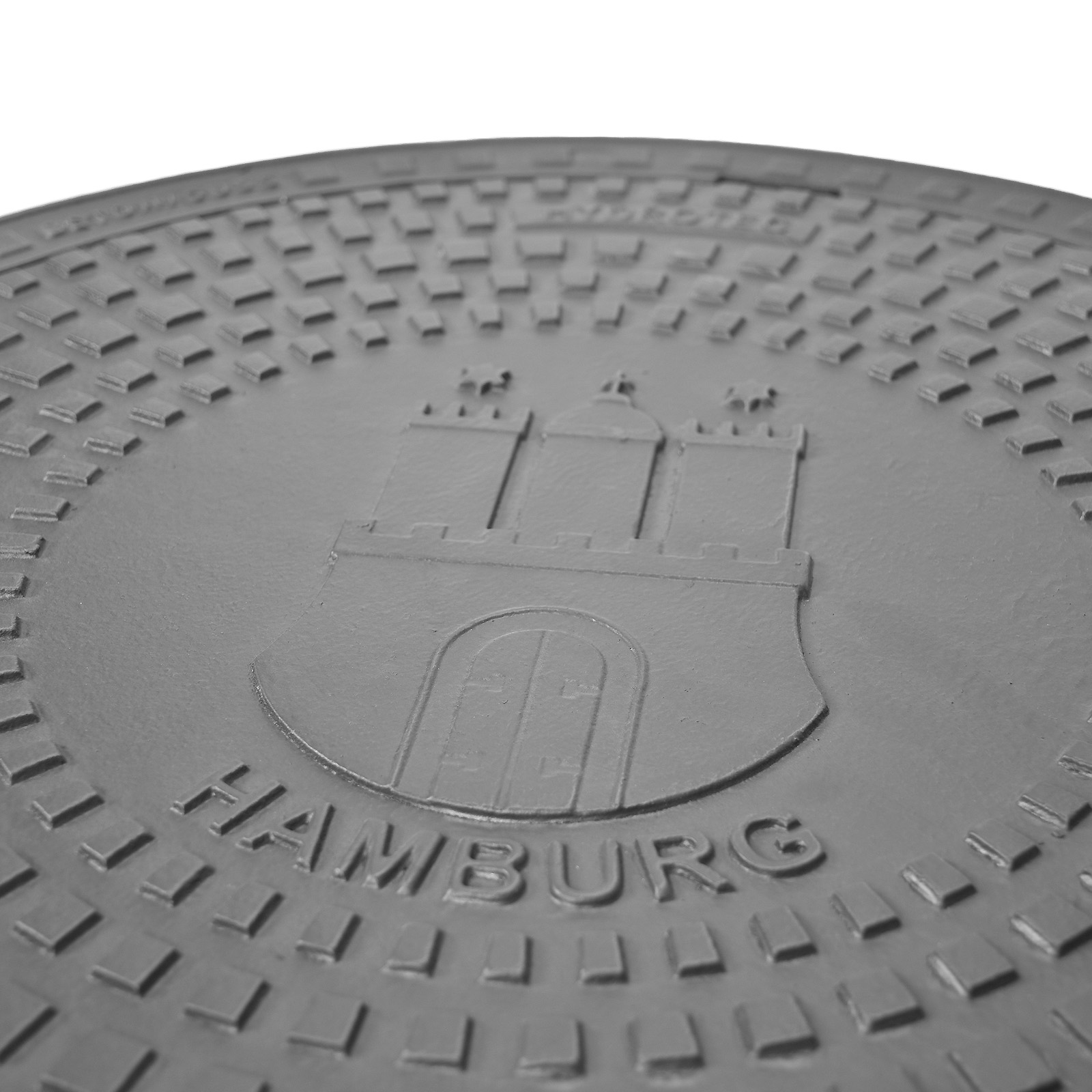 HYDROTEC Schachtabdeckung Länderwappen Hamburg B125