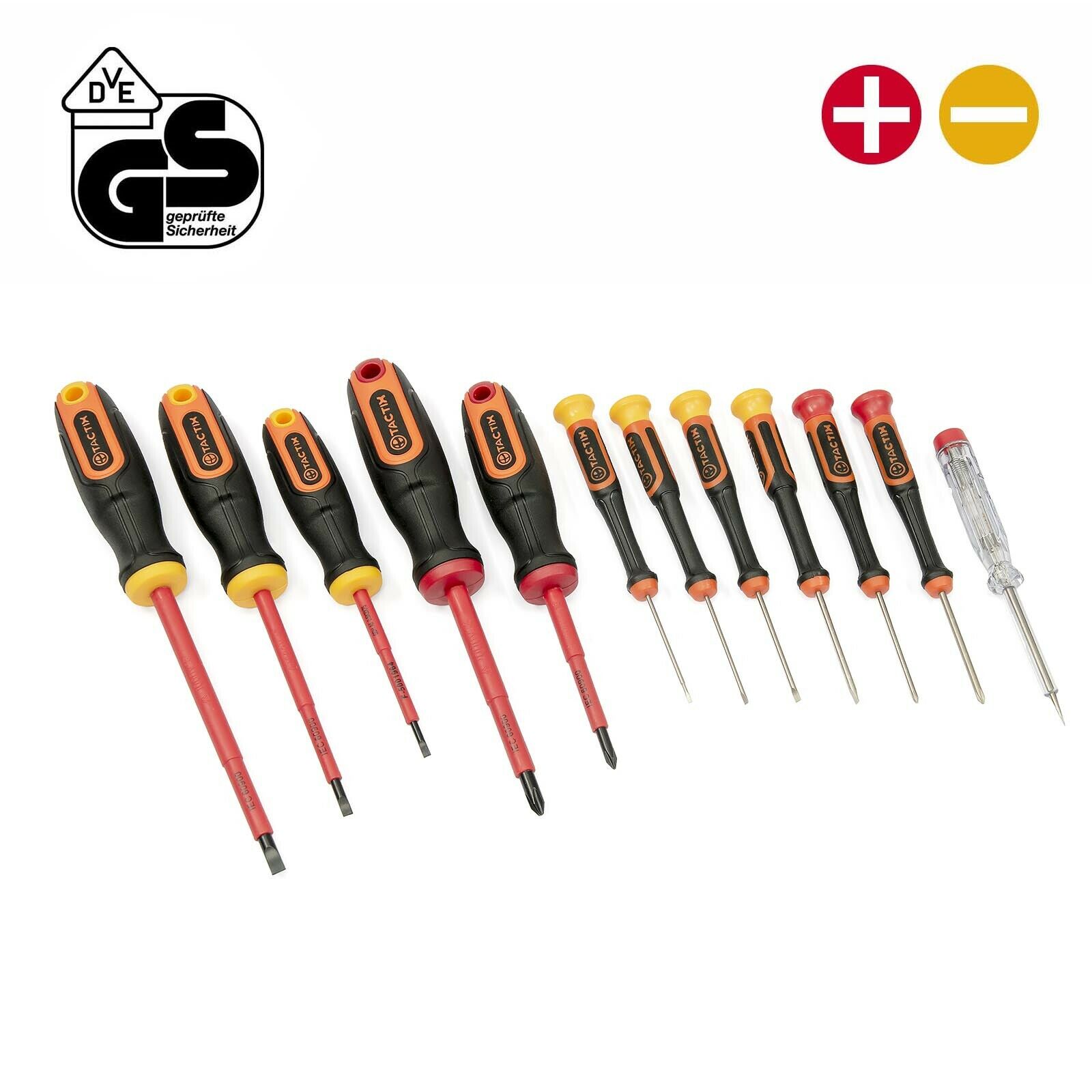 TACTIX VDE-Schraubendreher-Set, 12-teilig TACTIX VDE-Schraubendreher-Set, 12-teilig