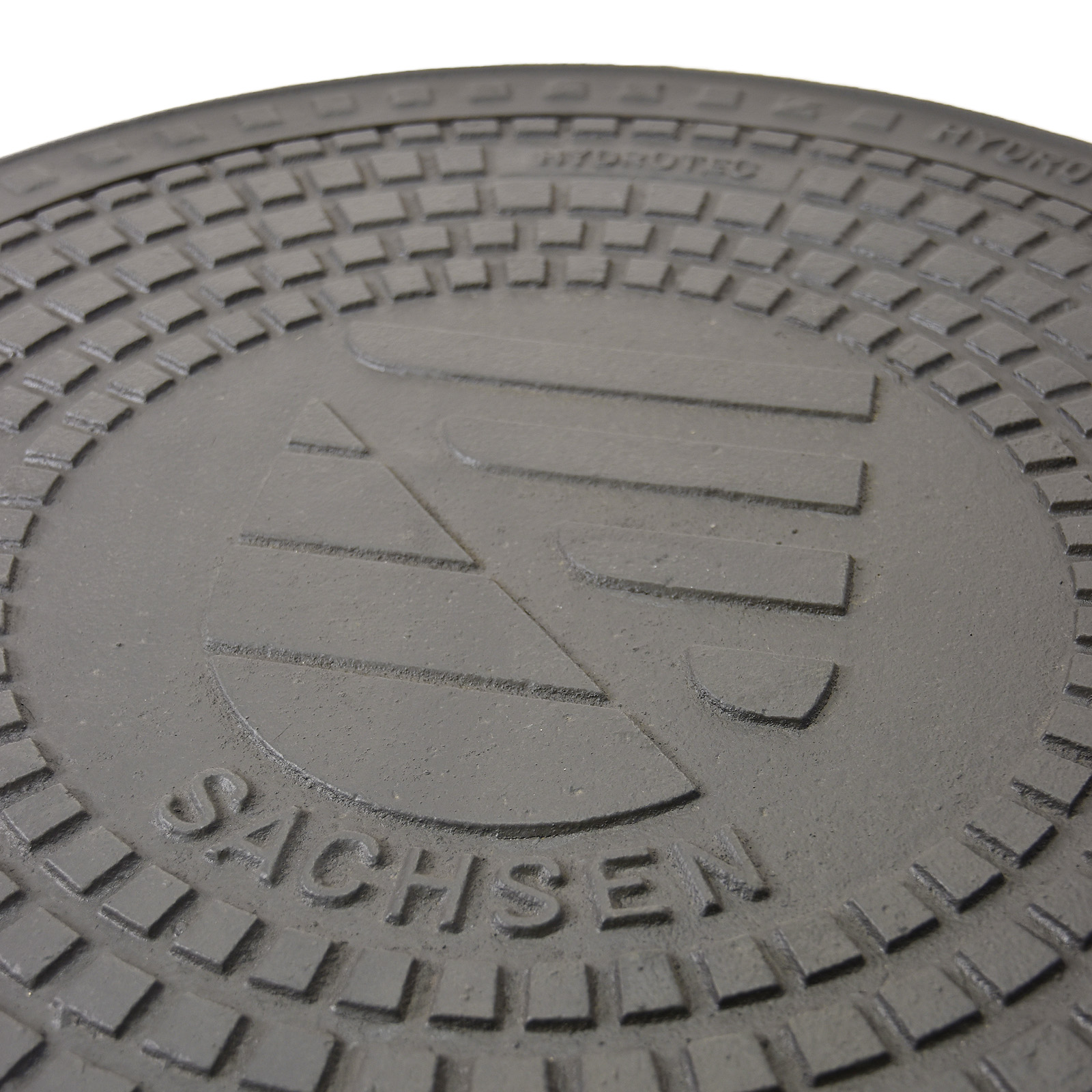 HYDROTEC Schachtabdeckung Länderwappen Sachsen 50kN
