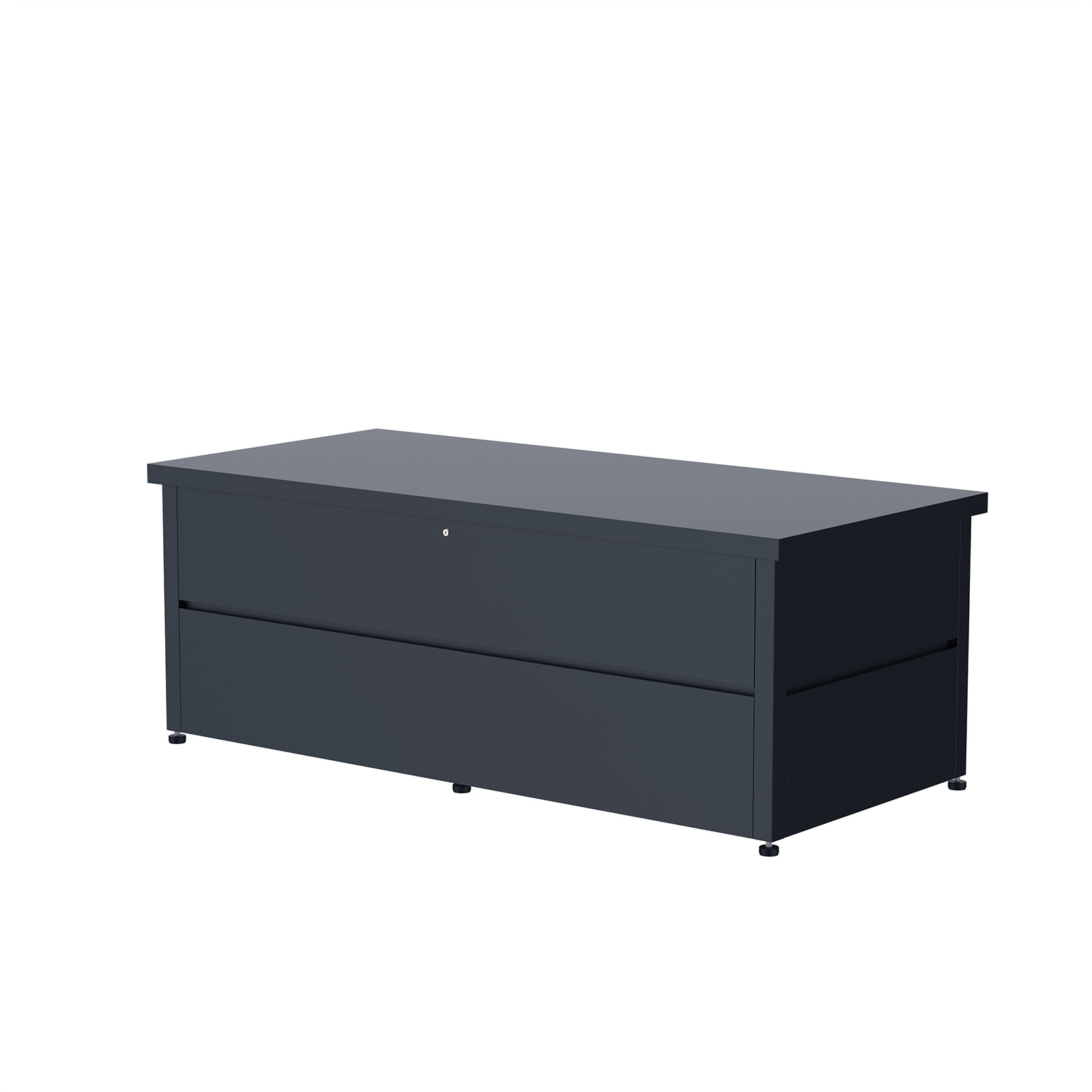 XXL Gartenbox aus Metall 185 x 85 x 69 cm
