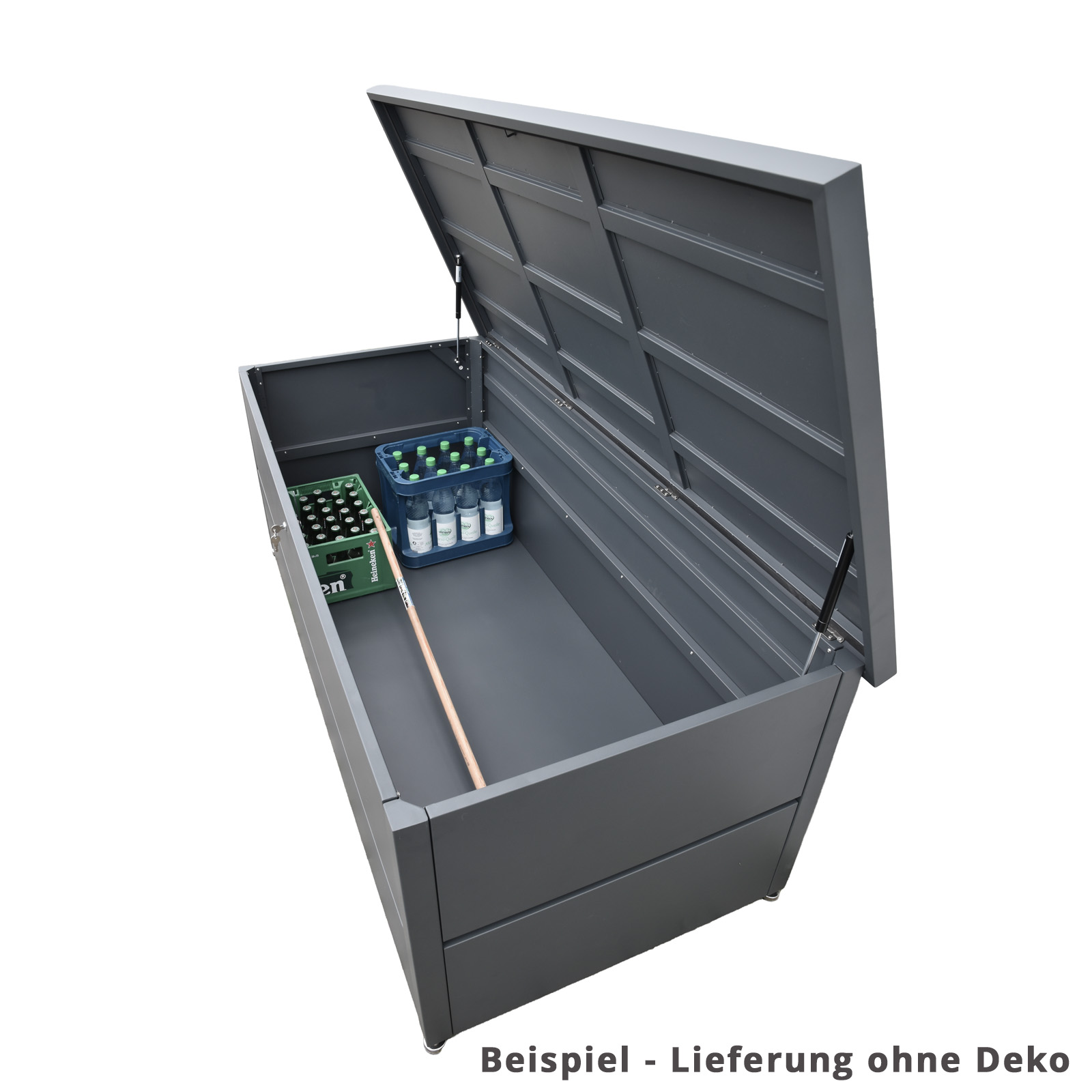 XXL Gartenbox aus Metall 185 x 85 x 69 cm