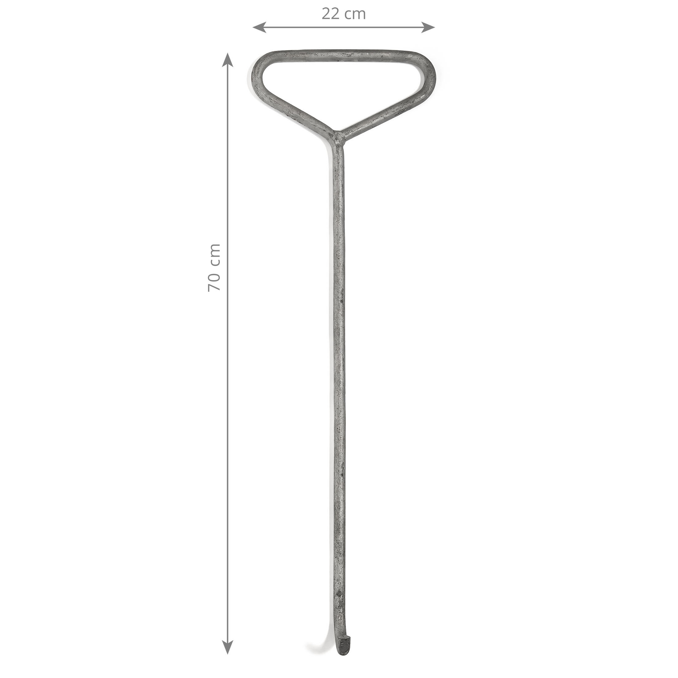 Aushebehaken 14x700mm, verzinkt Aushebehaken 14x700mm, verzinkt