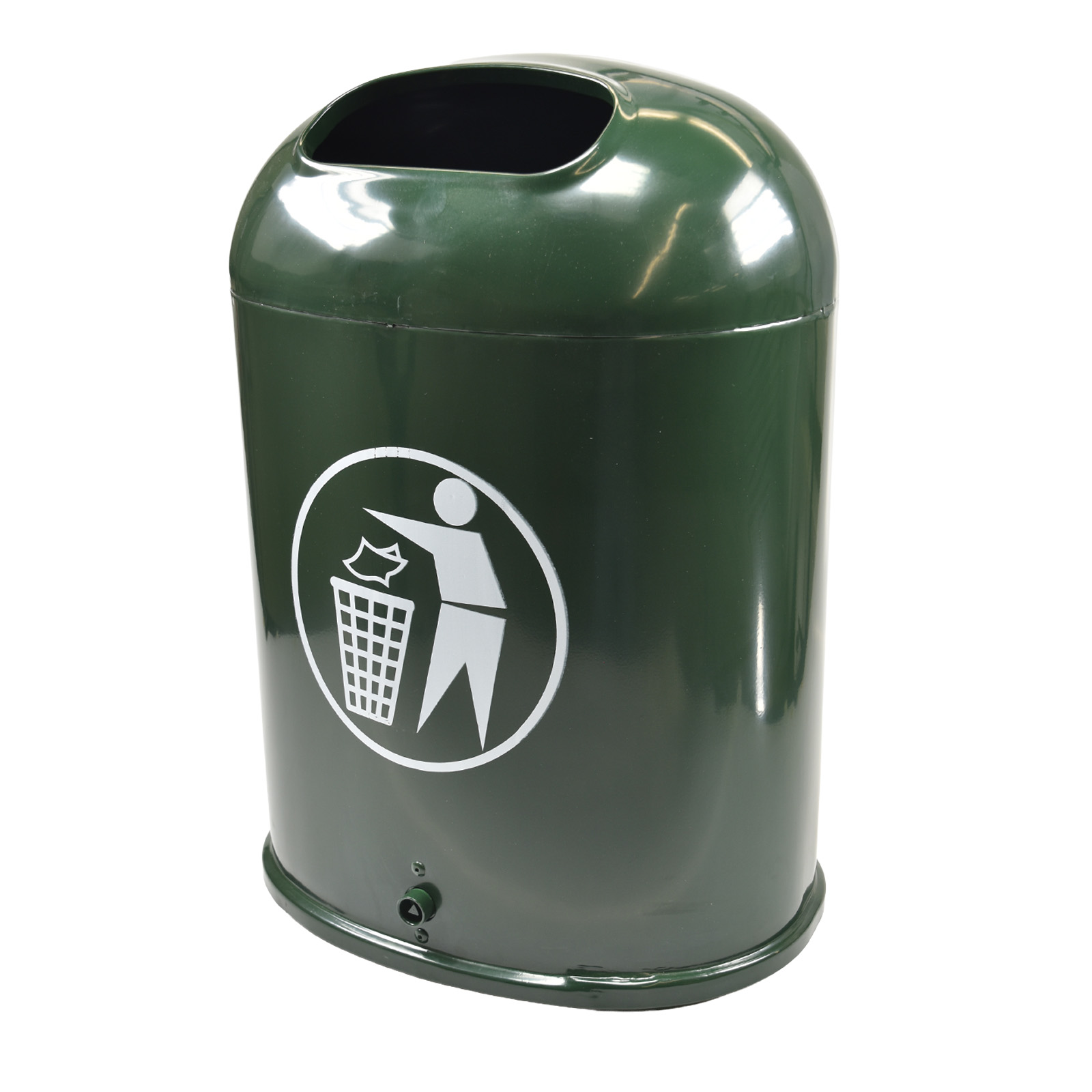 HYDROTEC Abfallbehälter 45L dunkelgrün mit Symbol HYDROTEC Abfallbehälter 45L dunkelgrün mit Symbol