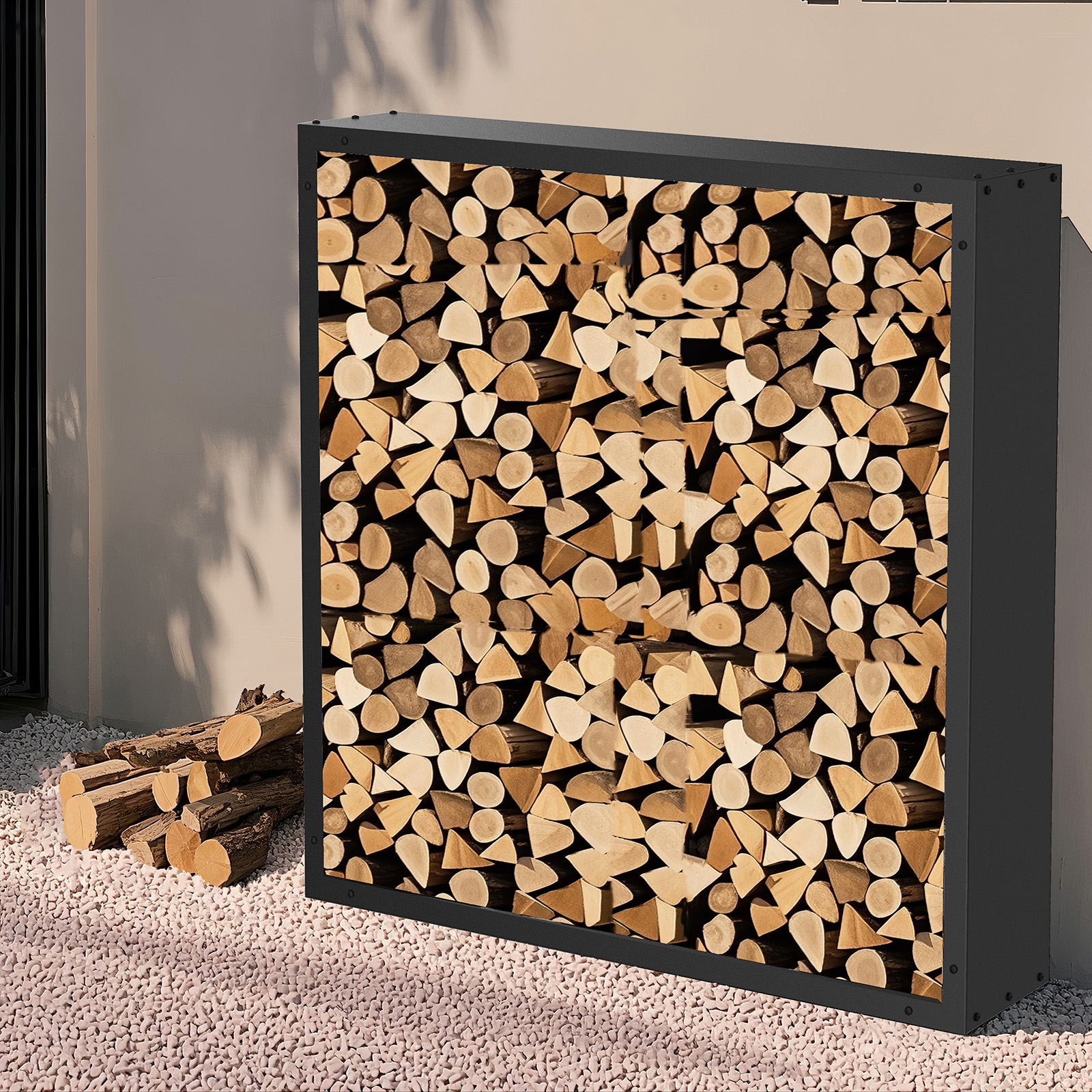 Feuerholzregal 155 x 35 x155 cm