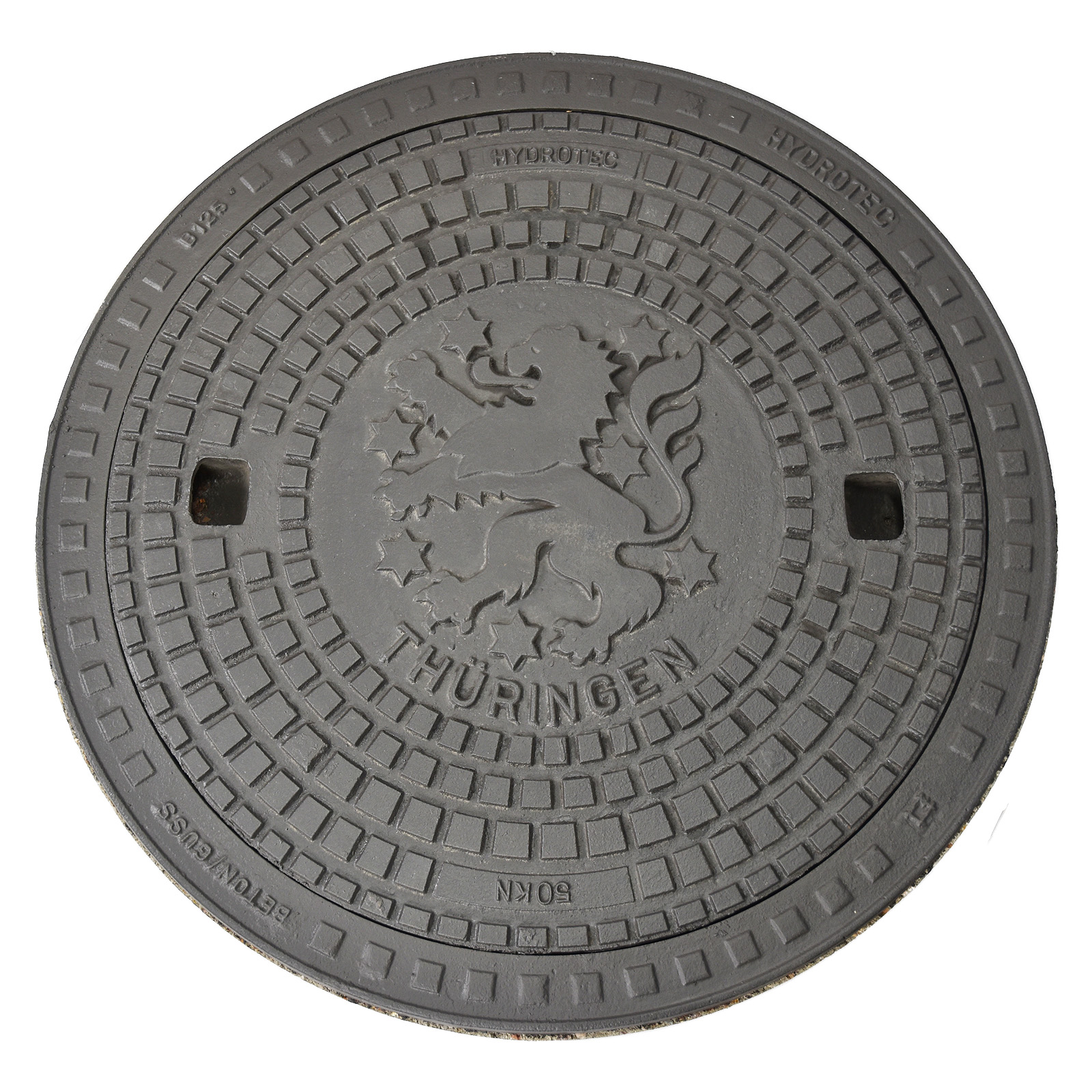 HYDROTEC Schachtabdeckung Länderwappen Thüringen 50kN HYDROTEC Schachtabdeckung Länderwappen Thüringen 50kN