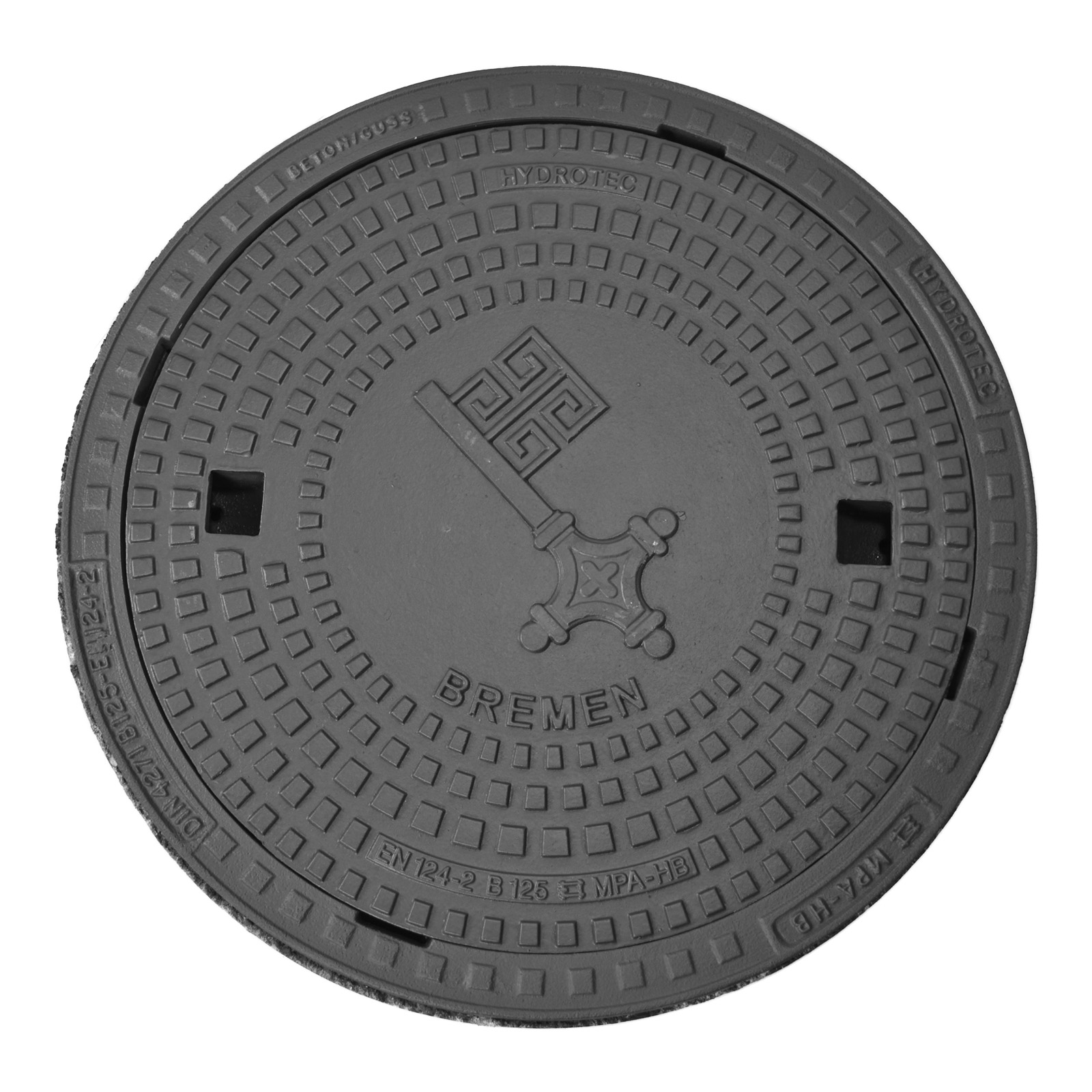 HYDROTEC Schachtabdeckung Länderwappen Bremen B125 HYDROTEC Schachtabdeckung Länderwappen Bremen B125