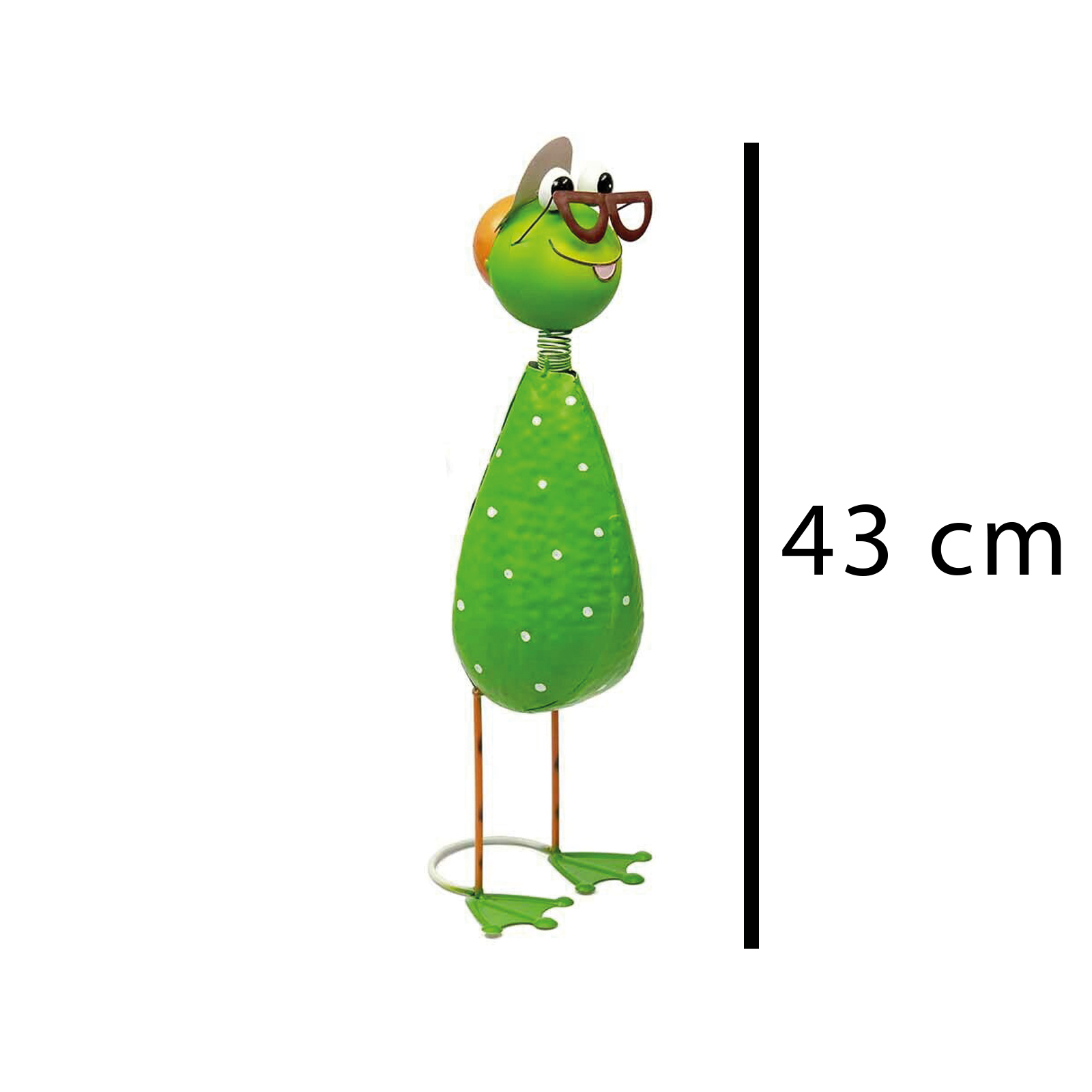Deko-Tierfiguren aus Metall - Frosch