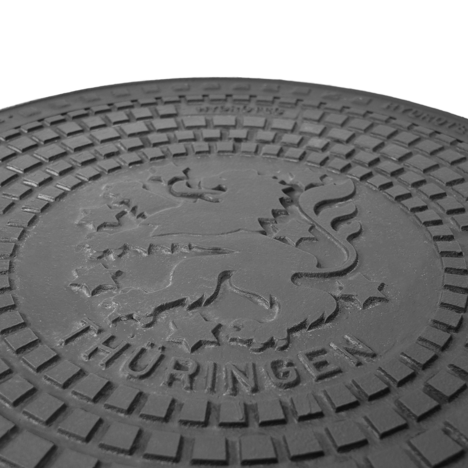 HYDROTEC Schachtabdeckung Länderwappen Thüringen 50kN