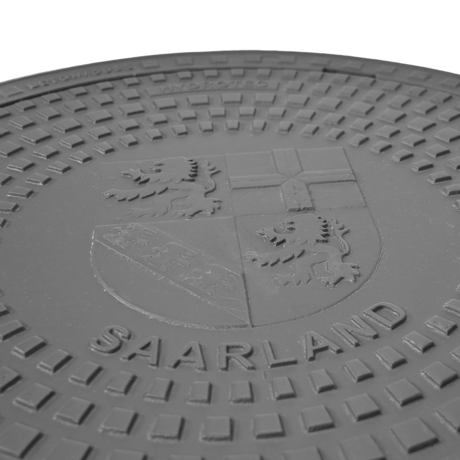 HYDROTEC Schachtabdeckung Länderwappen Saarland B125