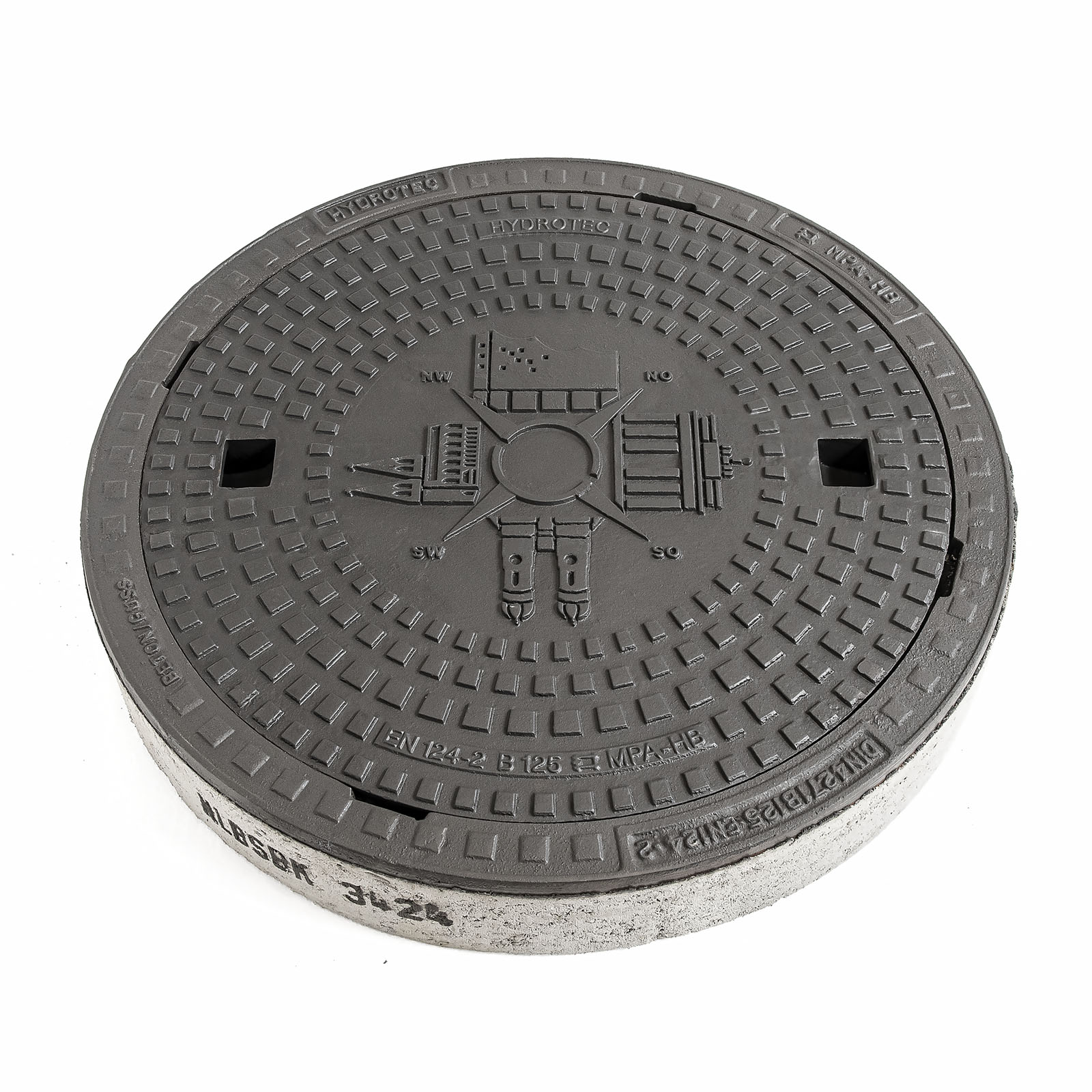 HYDROTEC Schachtabdeckung Motiv Deutschland B125 HYDROTEC Schachtabdeckung Motiv Deutschland B125