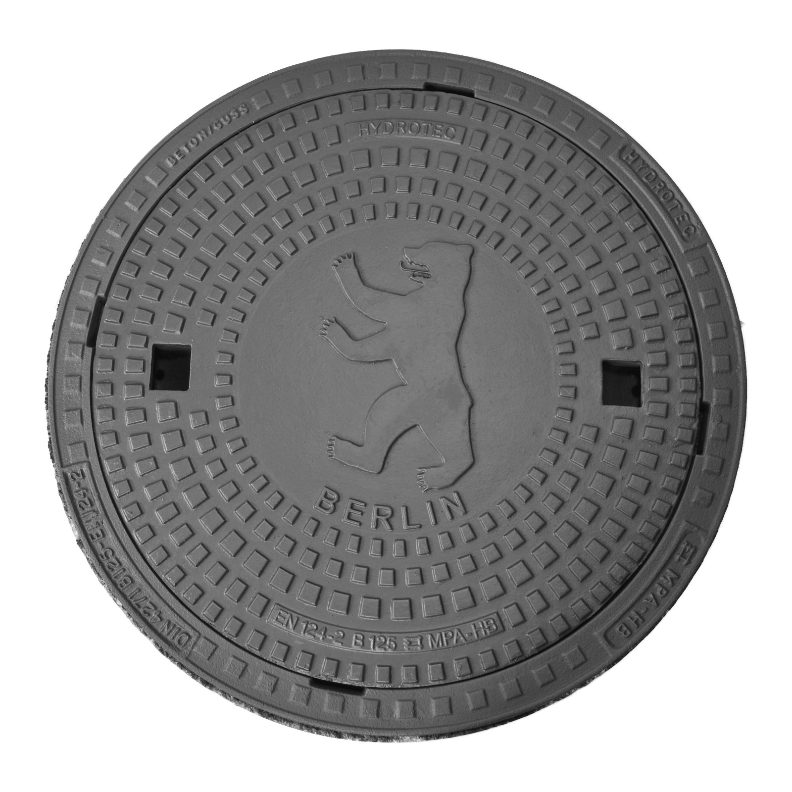 HYDROTEC Schachtabdeckung Länderwappen Berlin B125 HYDROTEC Schachtabdeckung Länderwappen Berlin B125