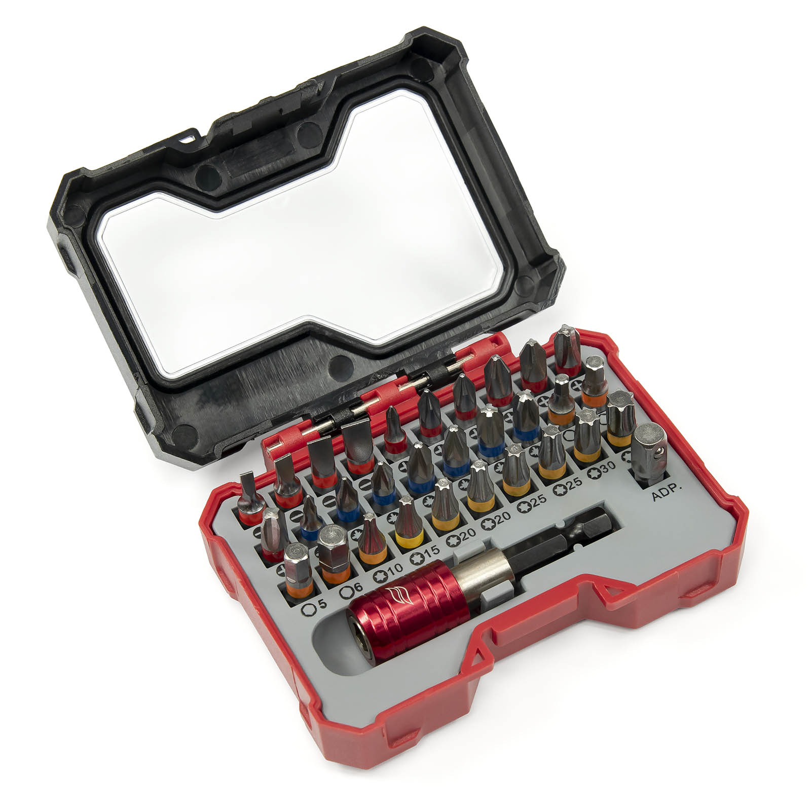 Bit Set 32 tlg. für Schlagschrauber Torx Kreuz Schlitz Bit Set 32 tlg. für Schlagschrauber Torx Kreuz Schlitz