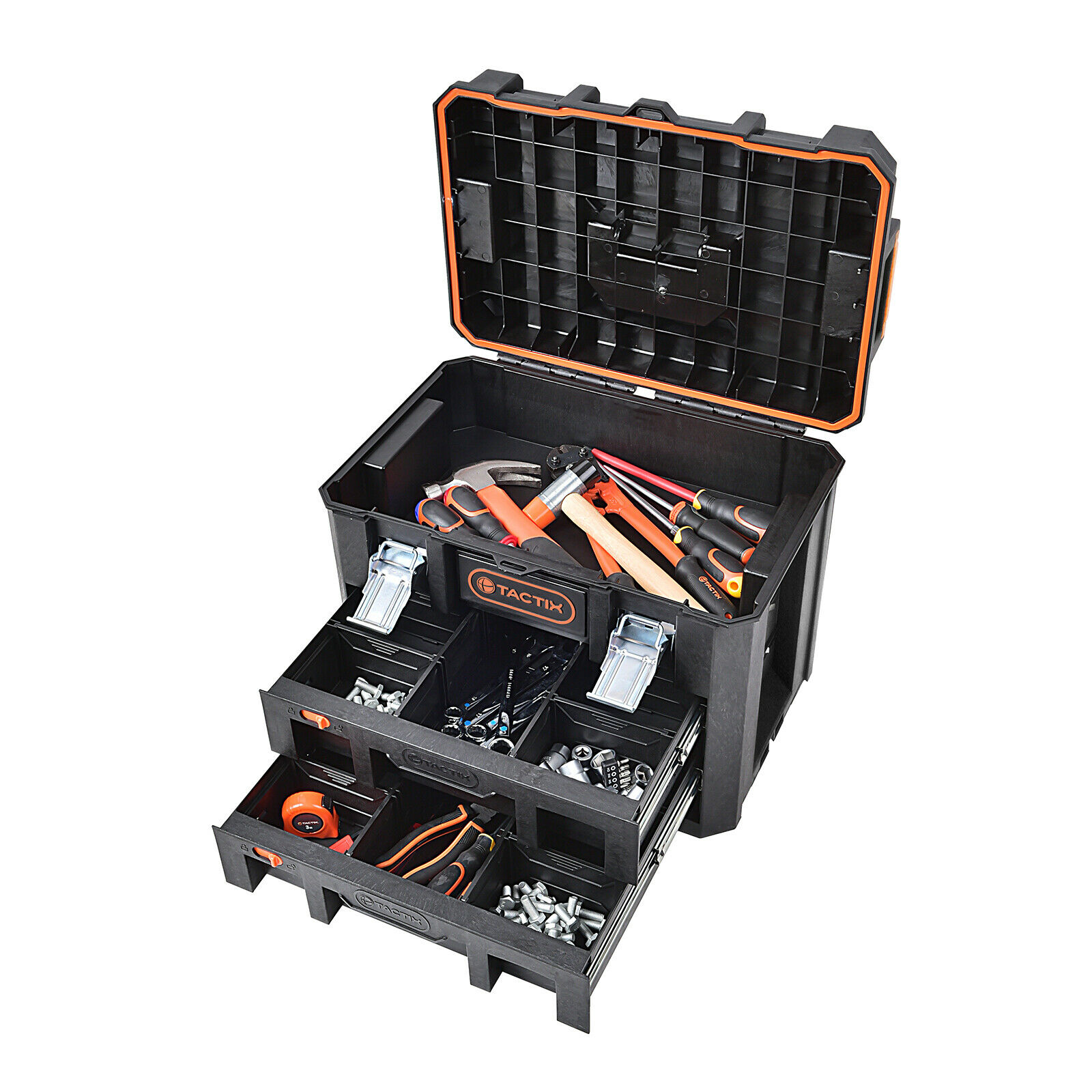 TACTIX HD Storage System - Werkzeugkoffer tief mit Schubladen
