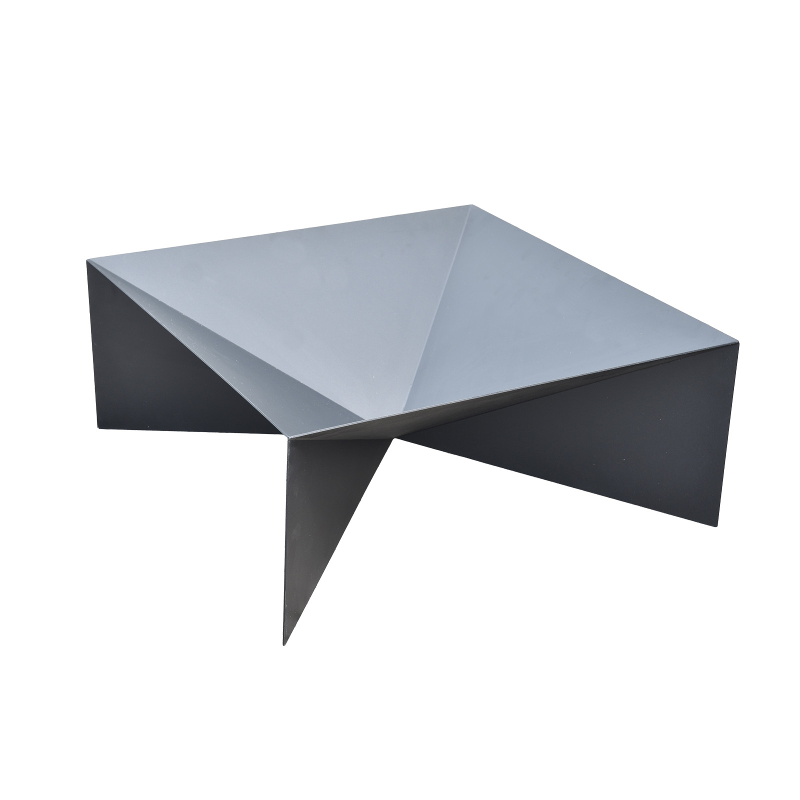 Design Feurschale - eckig aus Metall