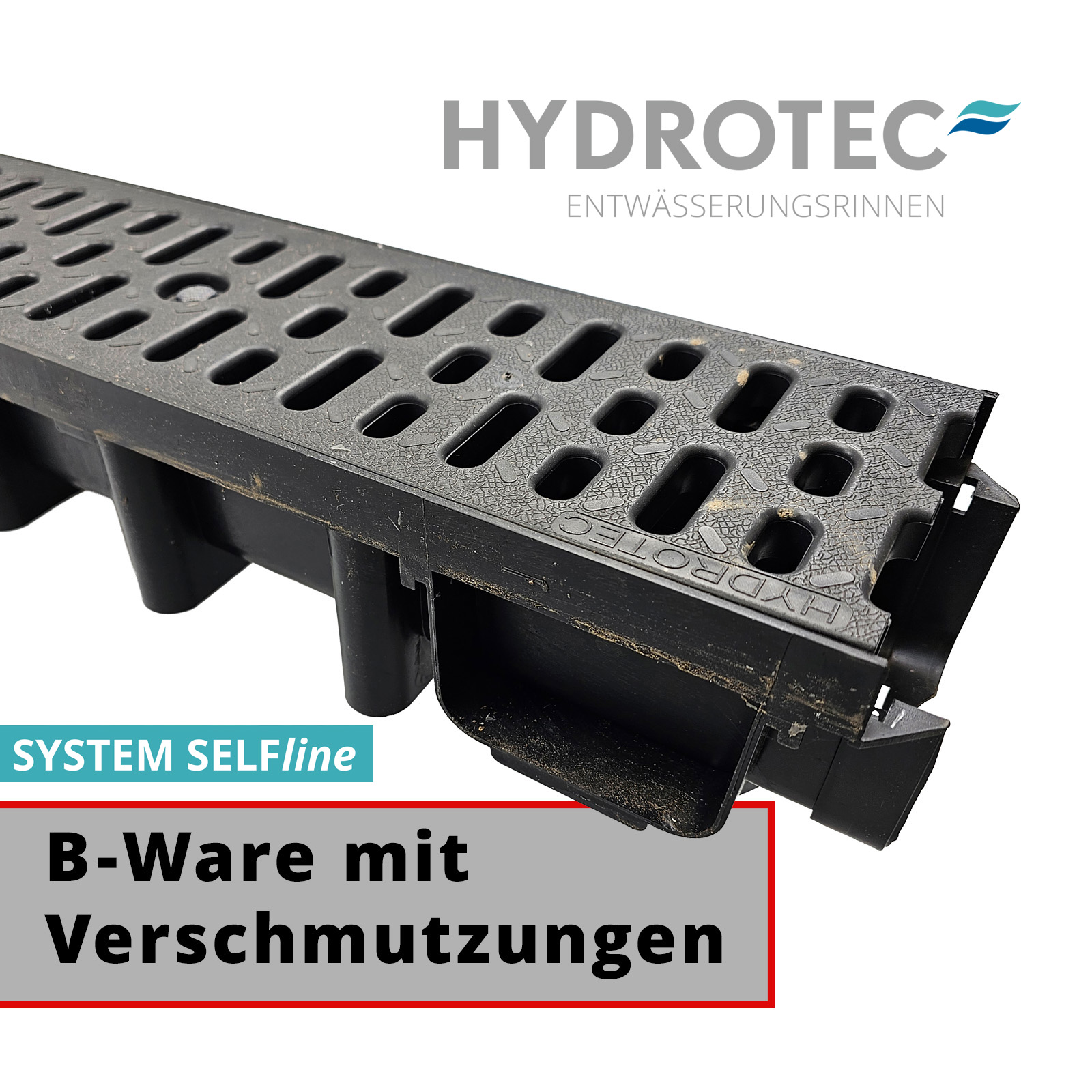 B-Ware HYDROTEC SELFline Kunststoffrine 1m A15