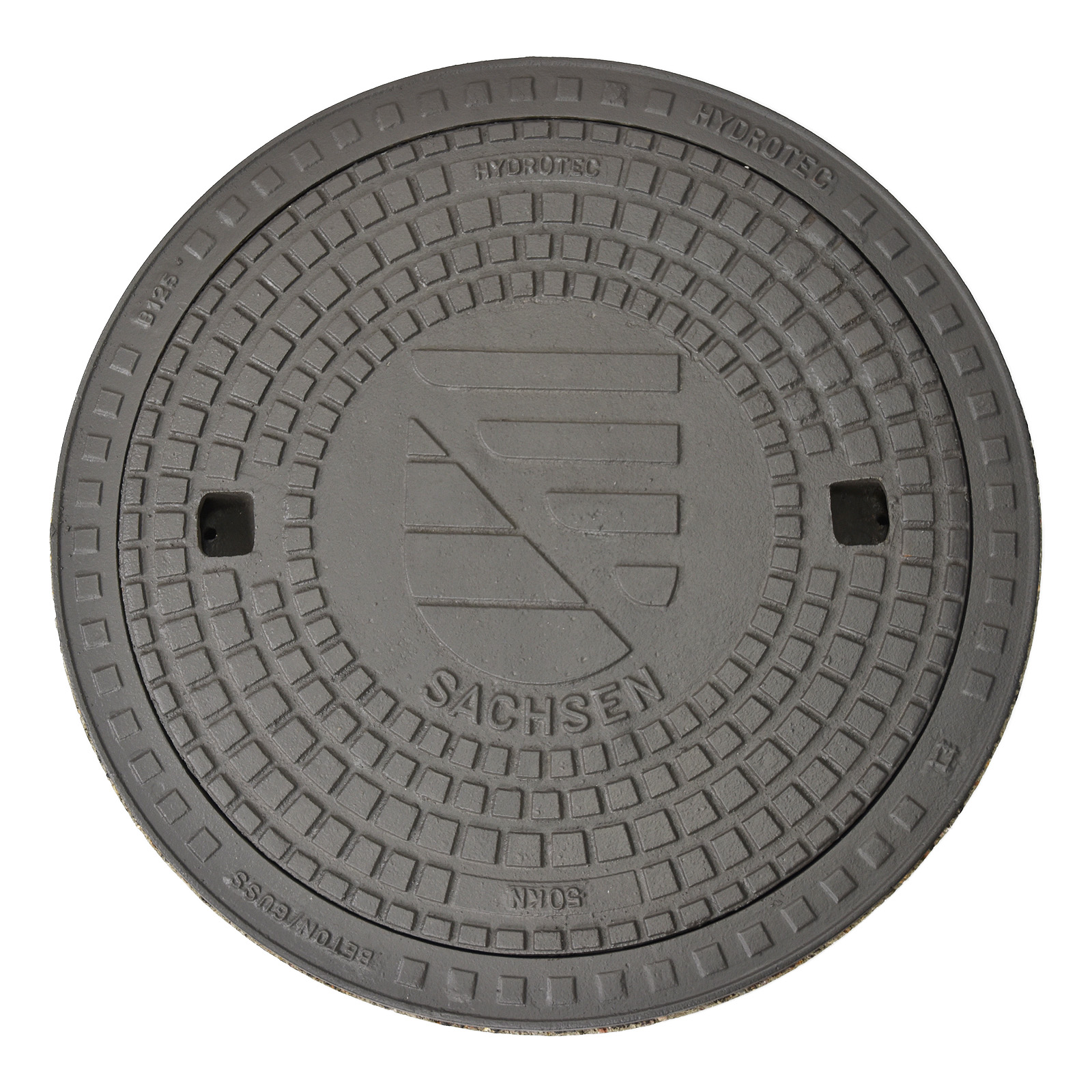 HYDROTEC Schachtabdeckung Länderwappen Sachsen 50kN