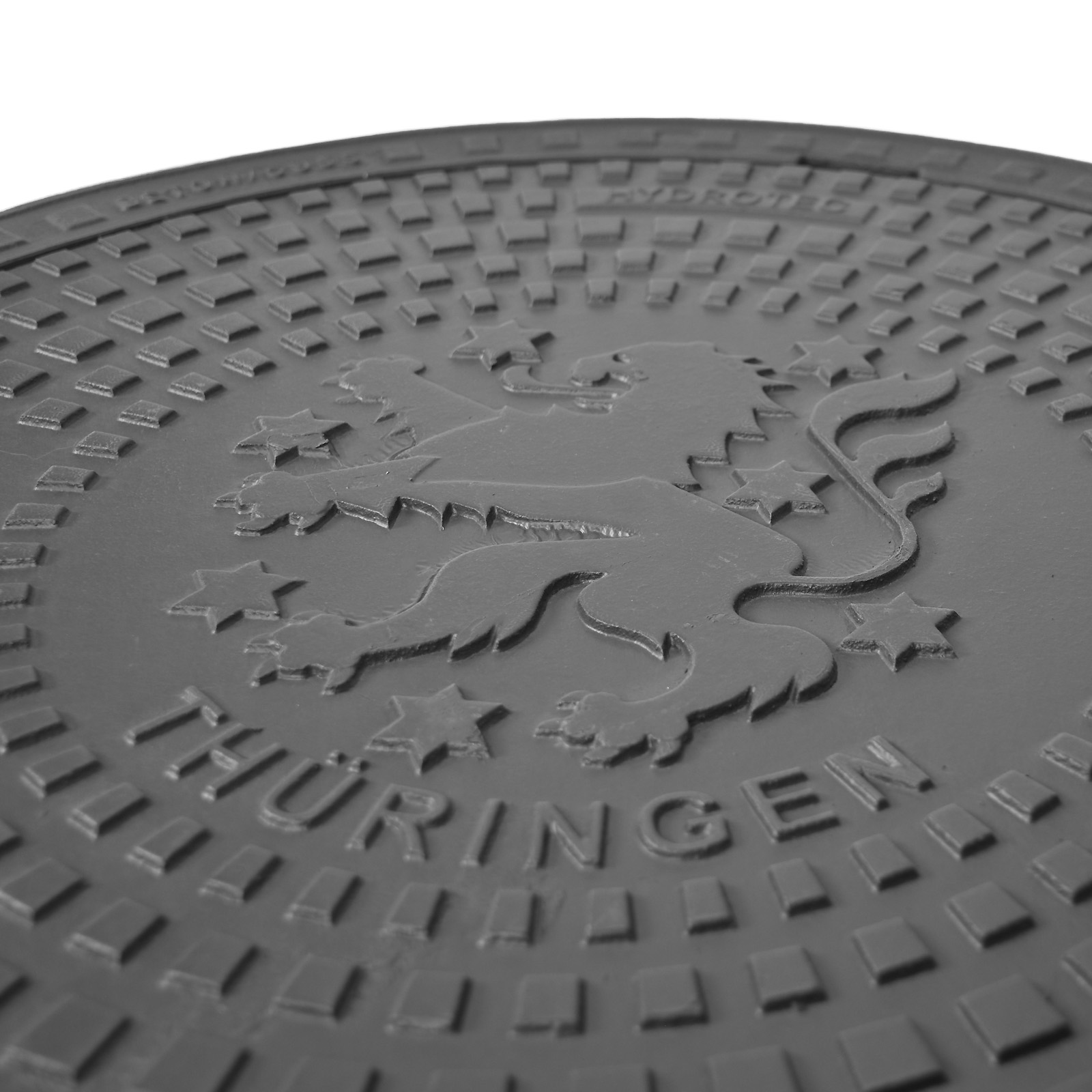 HYDROTEC Schachtabdeckung Länderwappen Thüringen B125