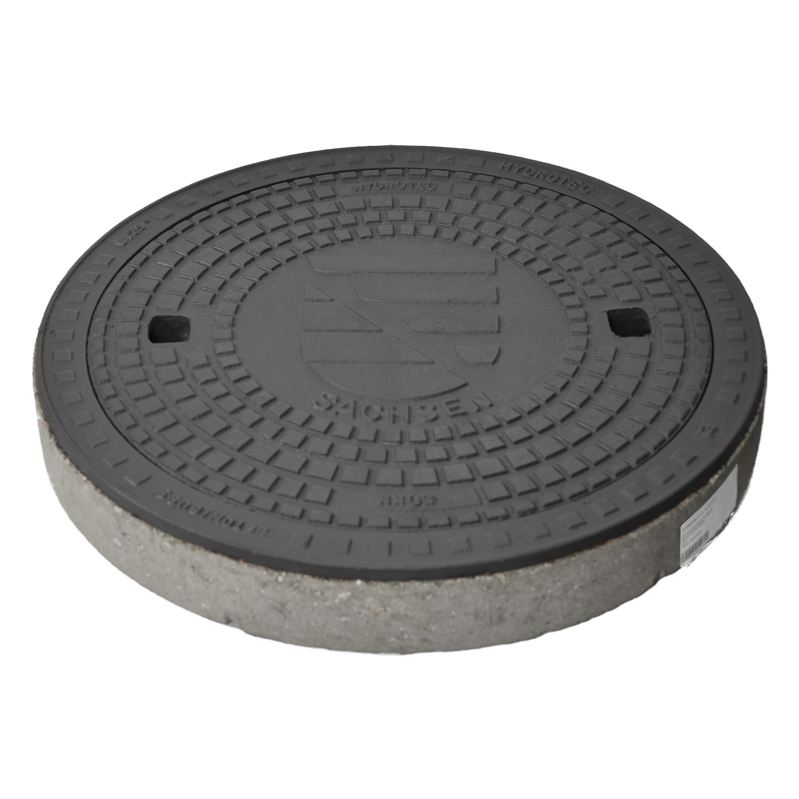 HYDROTEC Schachtabdeckung Länderwappen Sachsen 50kN