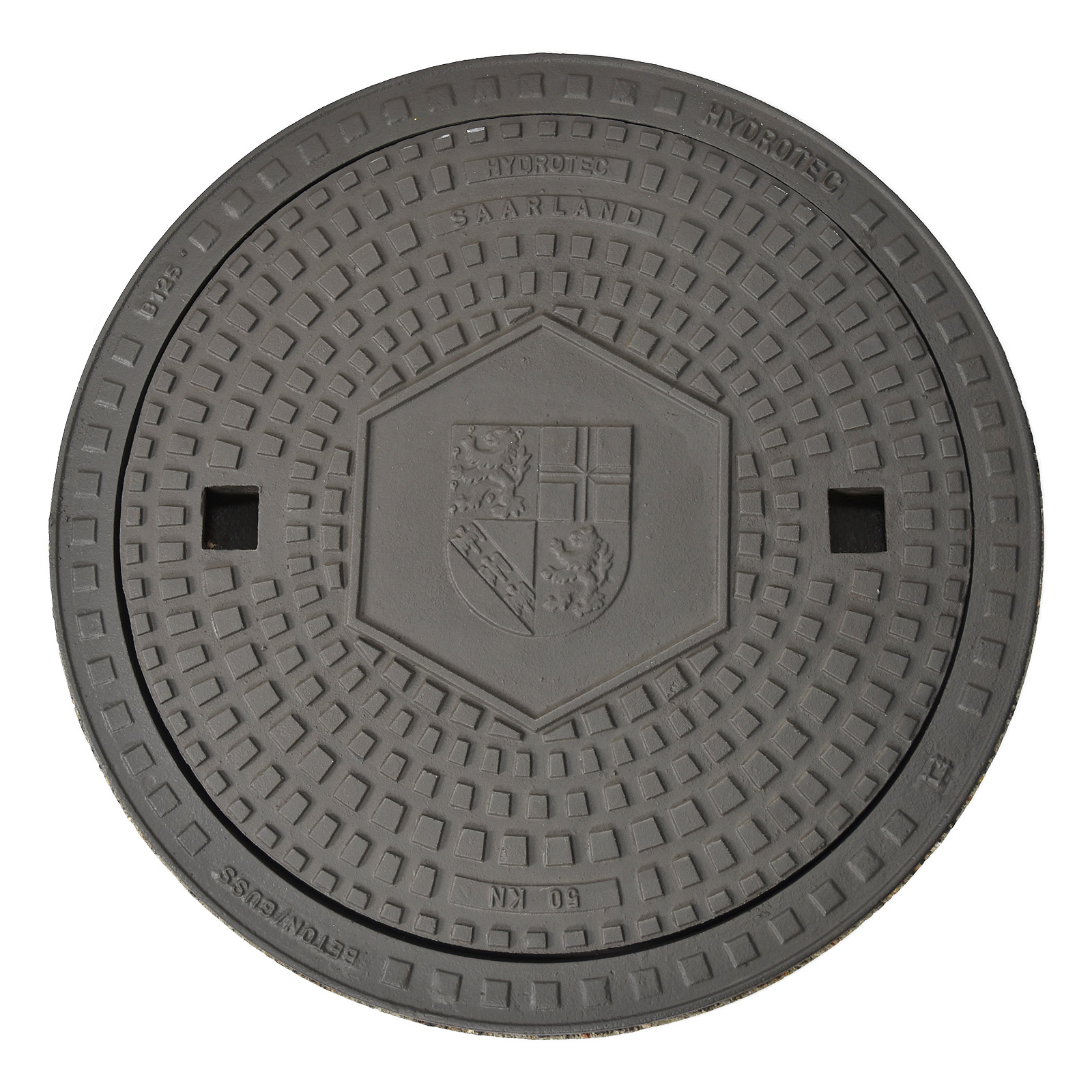 HYDROTEC Schachtabdeckung Länderwappen Saarland 50kN