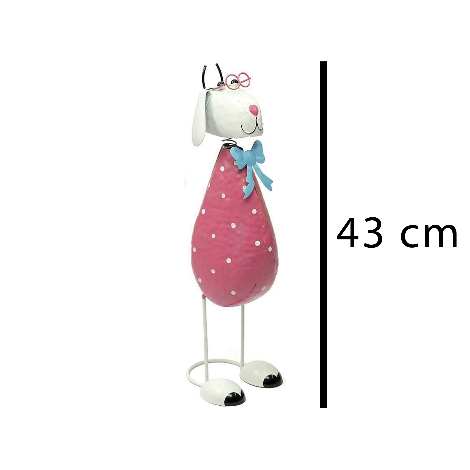Deko-Tierfiguren aus Metall - Schaf