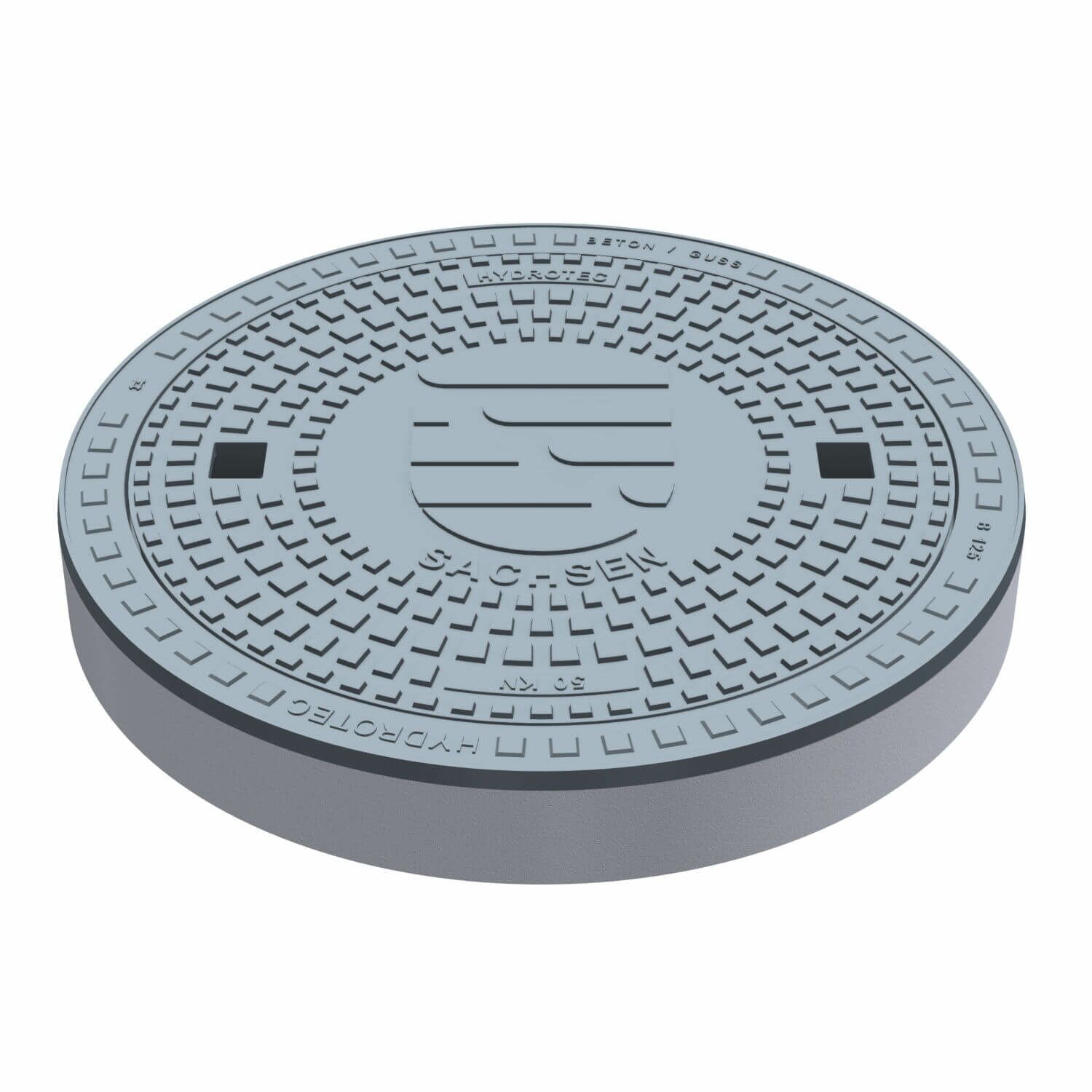 HYDROTEC Schachtabdeckung Länderwappen Sachsen 50kN