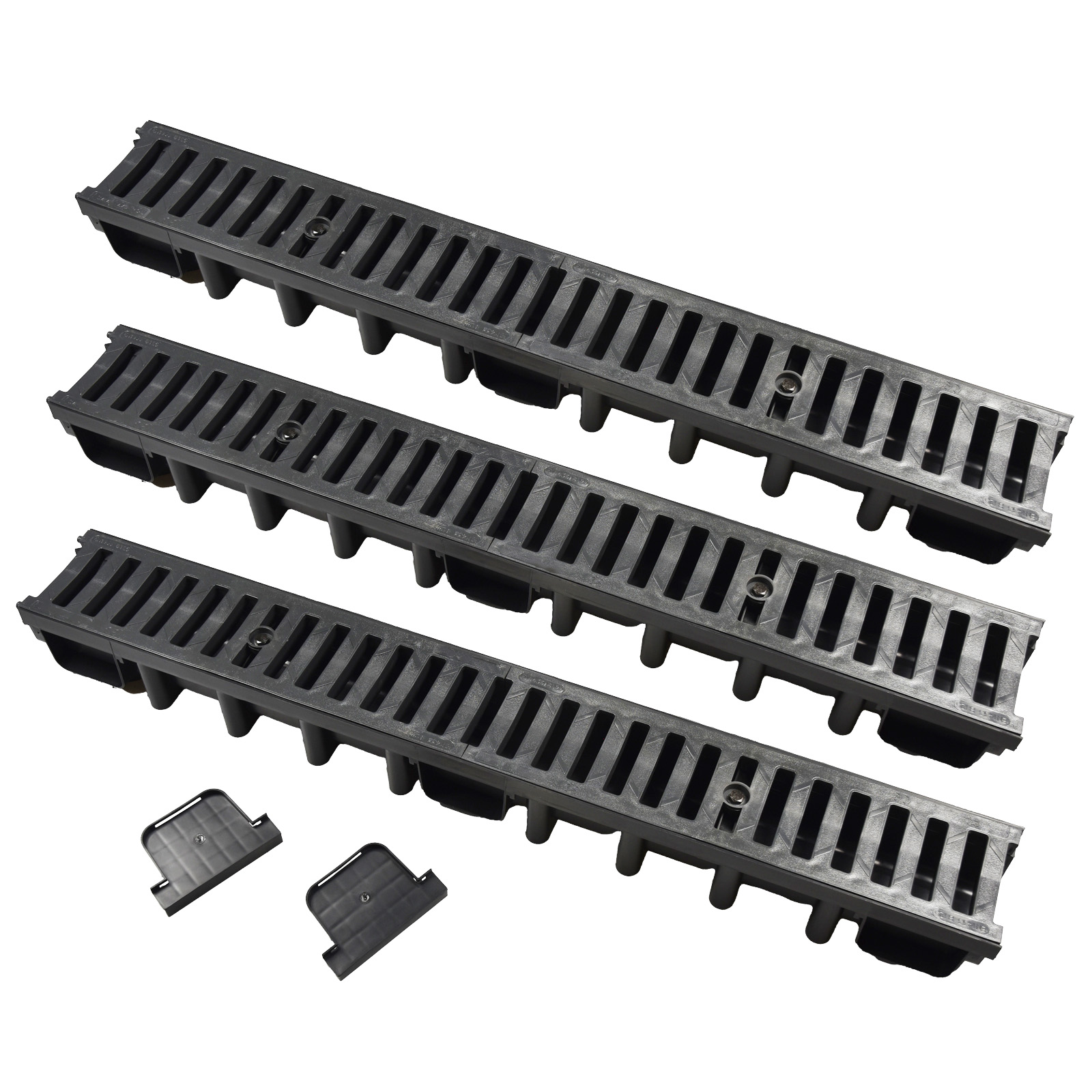 HYDROTEC SELFline Kunststoffrinne B125 3er-Set HYDROTEC SELFline Kunststoffrinne B125 3er-Set