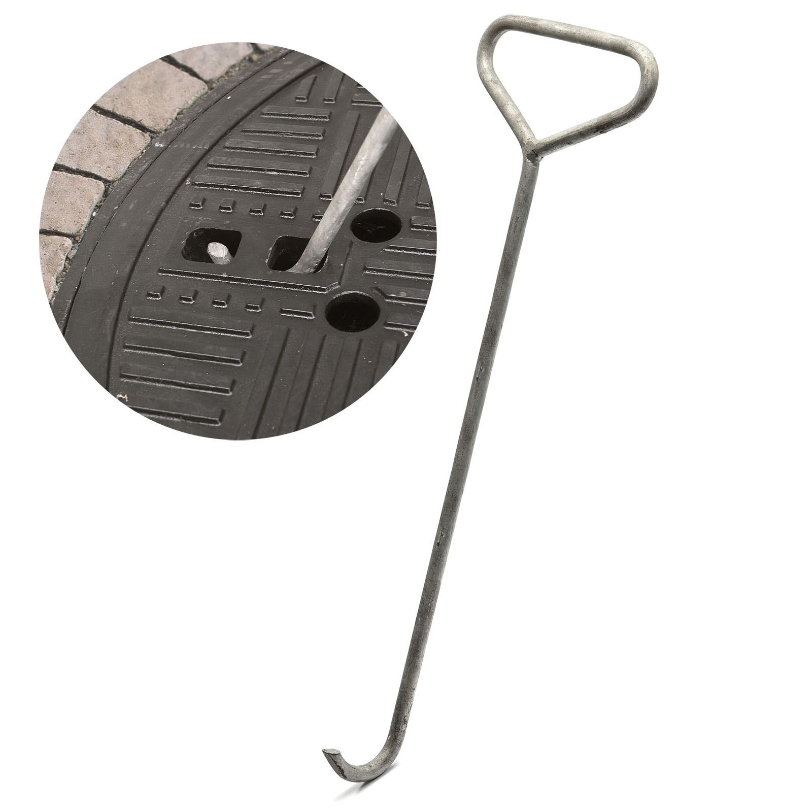 Aushebehaken 14x700mm, verzinkt Aushebehaken 14x700mm, verzinkt