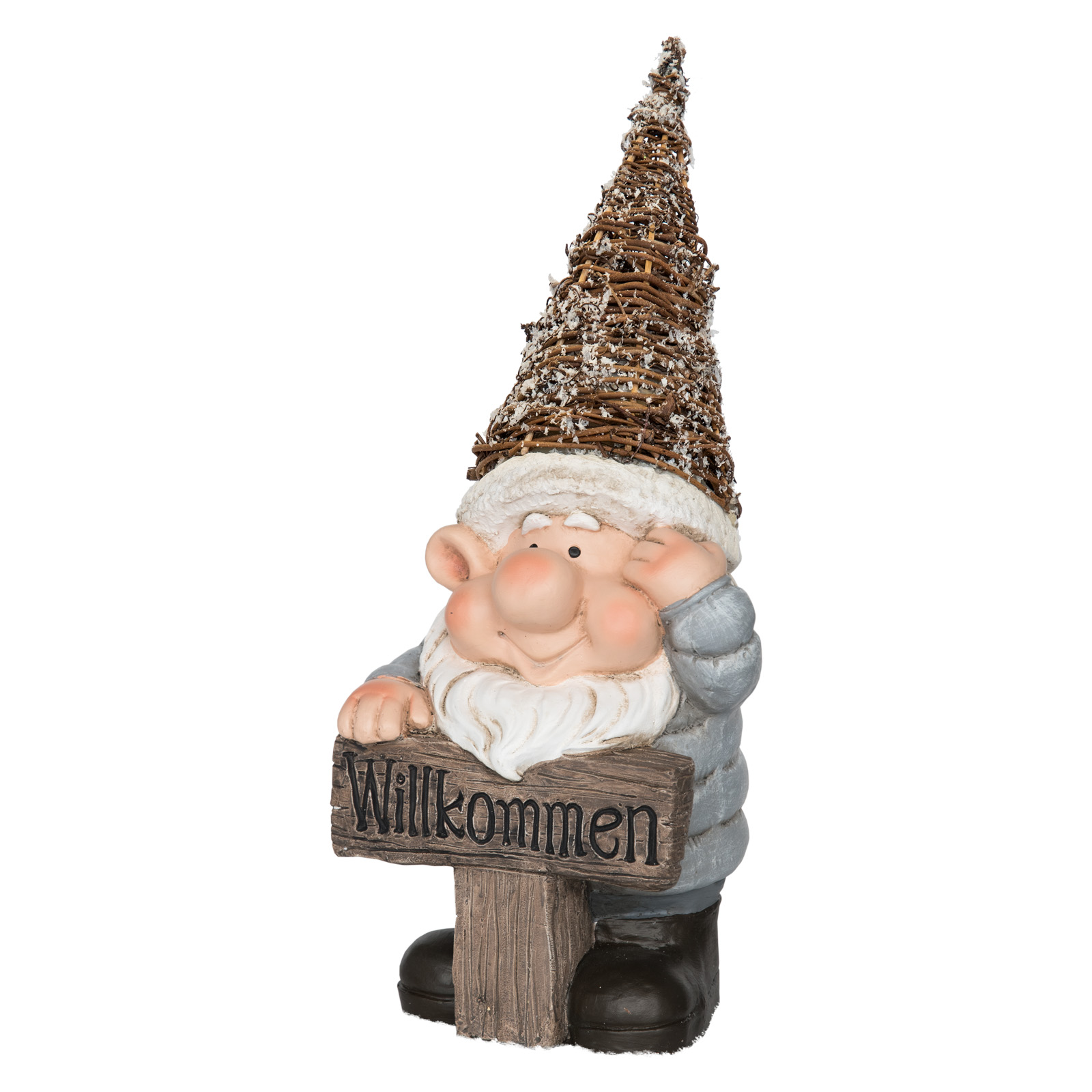 Winterzwerg Wichtel "Willkommen" Winterzwerg Wichtel "Willkommen"